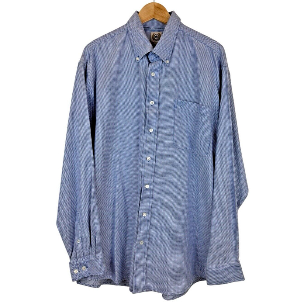 Cinch Western Shirt Men's Large Button Down Long Sleeve Pocket Geometric Print
